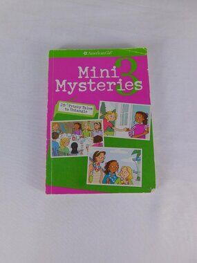 American Girl Mini Mysteries 3 Rick Walton Paperback 20 Tricky Tales Pink Green